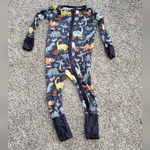 Little Sleepies Jurassic Jungle Zippy, 6-12 Months